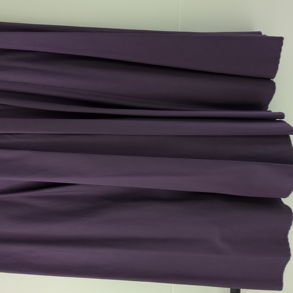 Made in Italy Fit & Flare Purple YTK Lavia Minimalist Office Career Midi Dress - Picture 10 of 10